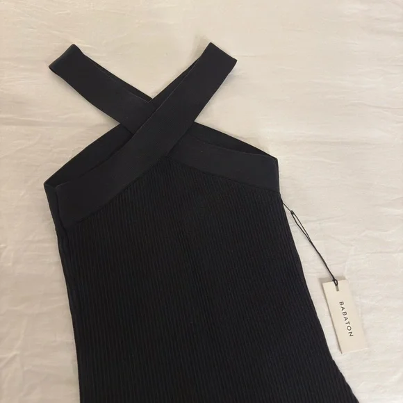 Aritzia Black Halter Dress - Picture 2 of 2